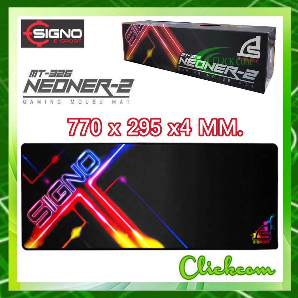 SIGNO Mouse Pad Gaming NEONER-2 MAT MT-326