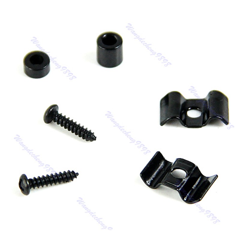 Pair of String Trees For Start OR Guitar Parts Black