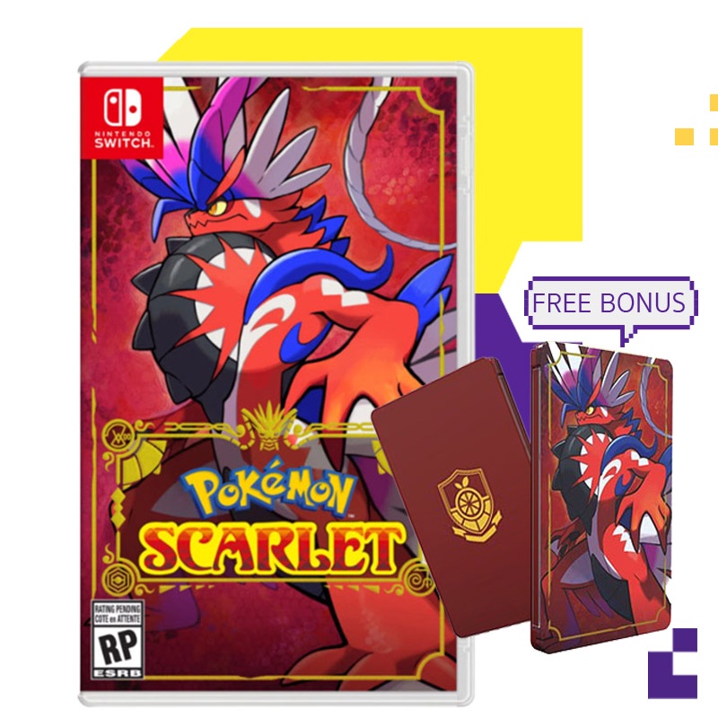 [+..••] พร้อมส่ง 🔥 | NSW POKEMON SCARLET AND VIOLET + THE HIDDEN TREASURE OF AREA ZERO (เกม Nintendo Switch™ 🎮)