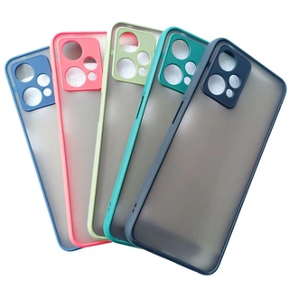 ขอบสีผิวด้าน Case Realme 9Pro เคสกันกระแทก ขอบนิ่มหลังแข็ง Realme 9 Pro เคสมือถือ