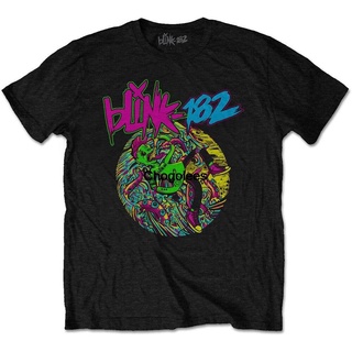 ผ้าฝ้ายแท้เสื้อยืด ลาย Blink 182 สําหรับผู้ชาย และผู้หญิงS-4XL