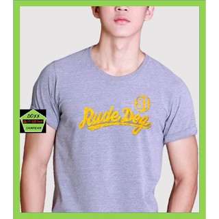 Rudedog เสื้อคอกลม ชาย หญิง รุ่น Highway สีเทาอ่อน