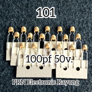 Capacitor,ตัวเก็บประจุ 101 B 50v. 100pf,0.1nf เซรามิก 20pcs.