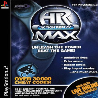 Action Replay Max PS2 แผ่นเกมส์ps2 (Cheat Device2020) แผ่นแฮกplay2 เกมเพล2