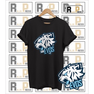 เสื้อยืดผ้าฝ้าย เสื้อยืด พิมพ์ลายโลโก้ Evos