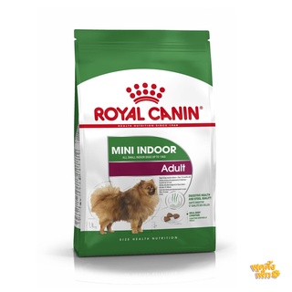 royal canin mini indoor adult 1.5kg อาหารเม็ดสำหรับสุนัขโต พันธุ์เล็ก เลี้ยงในบ้าน อายุ 10 เดือน - 8 ปี