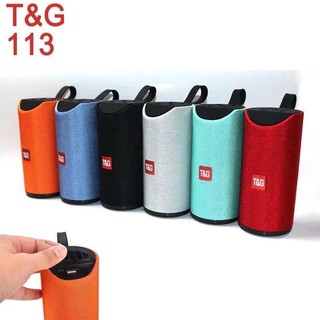 ลำโพง บลูทูธ Portable Wireless Speaker เสียงดี กันน้ำได้ รุ่น TG-113