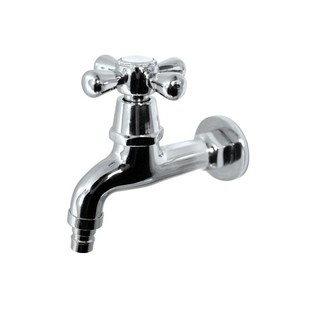 ก๊อกล้างพื้น 1 ทาง TERRA T13302 สีโครม ก๊อกล้างพื้น ก๊อกน้ำ ห้องน้ำ SHANK FAUCET TERRA T13302 CHROME