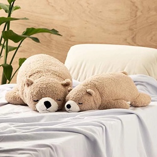 Liv heart Nemu Nemu Animals Sleeping Bear ลีฟ ฮาร์ท ตุ๊กตา หมีน้ำตาล นอนหลับ