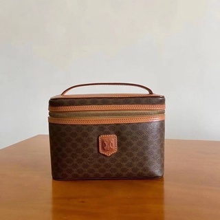 กระเป๋าเครื่องสำอาง ซีลีน macadam cosmetic Bag vintage Size 22cm