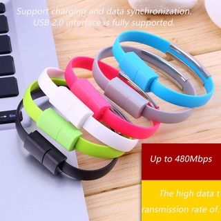 สายรัดข้อมือสายชาร์จ Micro Usb 2 . 0 สําหรับ Android