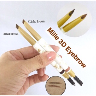 #พร้อมส่ง Mille Celeb Dual 3D Eyebrow Waterproof