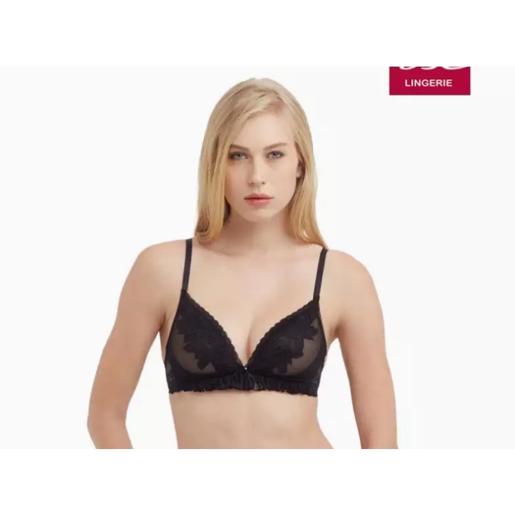 ชุดชั้นในBSCของใหม่ซื้อมาผิดไซส์Seethrough Braรูปแบบไม่มีโครง-BB2311สีดำ ขนาด75C