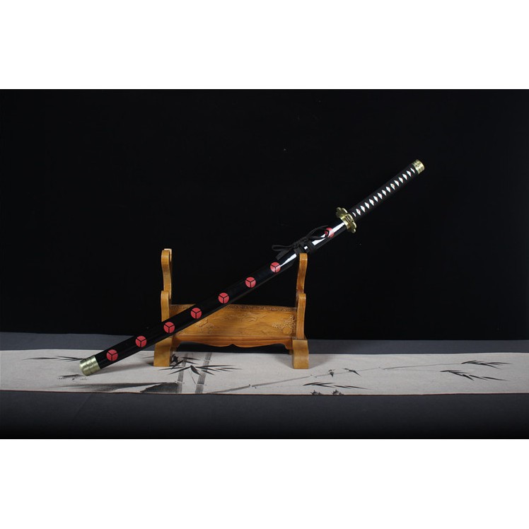 [- Katana'Samurai ดาบดำ ซูซุย -] ดาบซามุไร คาตานะ แท้ มีหมุด2ตัว Sword ดาบญี่ปุ่น มีดญี่ปุ่น ดาบนินจา มีดพก ดาบตั้งโชว์