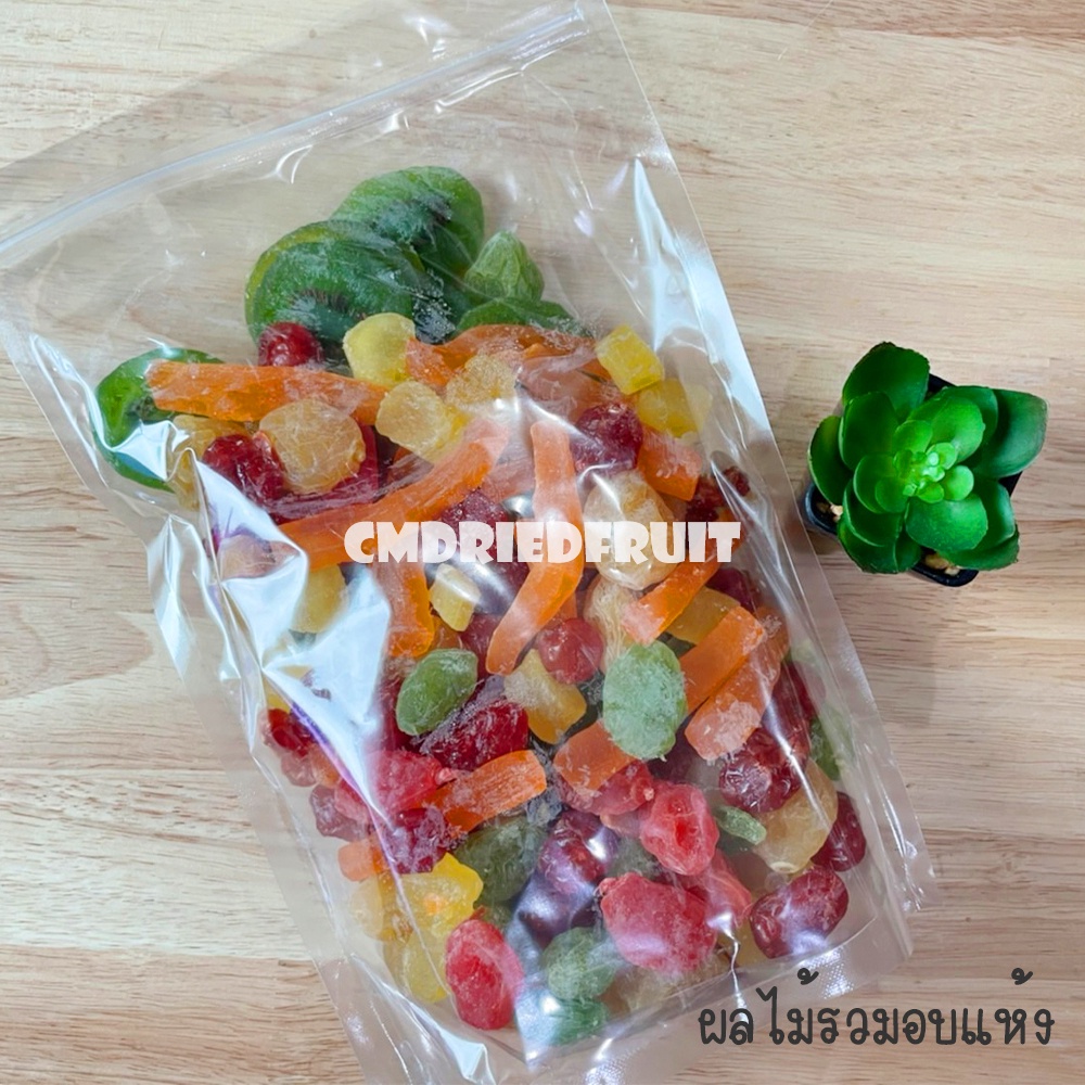 ผลไม้รวมอบแห้ง ผลไม้รวม 500g/1Kg ผลไม้อบแห้ง ได้ประโยชน์ จากเนื้อผลไม้แท้ๆ #Mix Fruits ลดกระหน่ำ ฉลองเปิดร้านใหม่