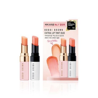 Bobbi Brown Extra Lip Tint Duo (Bare Raspberry + Pink, Bare Melon + Pink, Bare Melon + Bare Nectar)