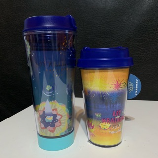 Starbucks LED tumbler and tumbler Loykrathong2017🇹🇭setคู่