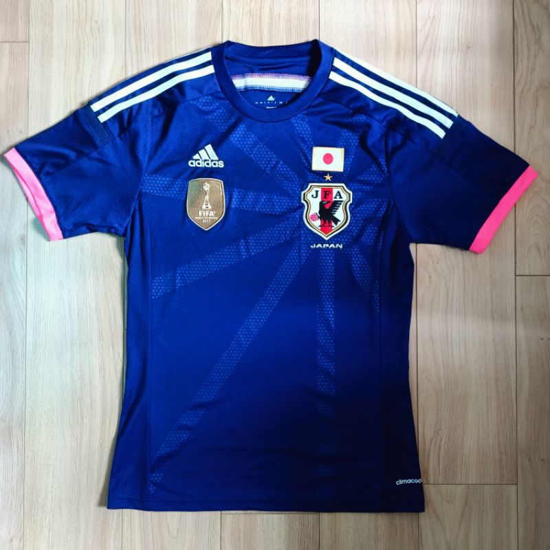 เสื้อฟุตบอลแท้ มือสอง ทีมชาติญี่ปุ่นหญิง Japan kit 2014 ไซส์ S