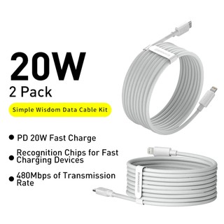 🔥ถูก/แท้🔥Baseus สายชาร์จ  PD 20W USB-C To  Type-c 5A 40w 1 กล่องมี 2 เส้น