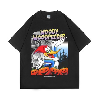 เสื้อยืด | ขนาดใหญ่ | Woody ไม้ปาดน้ํา | สีดํา | Billionstars