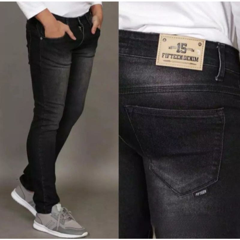 Fifteen DENIM - กางเกงยีนส์ผู้ชาย Slim Fit Stretch Original/Levis Pants
