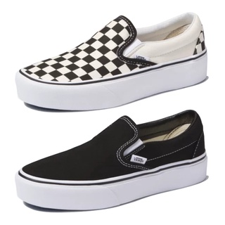 Vans รองเท้าผ้าใบ Classic Slip-On Platform / Classic Slip-On Checkerboard Platform (2แบบ)