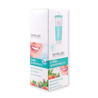 ราคาพิเศษ!! สกินแล็บ ยาสีฟัน พรีเมี่ยม เฟรชสไมล์ 12 กรัม แพ็ค 6 ซอง SKYNLAB+ Fresh Smile Toothpaste 12 g x 6