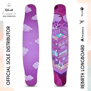 Rebirth Longboard Yi Little White Man (Pink)/ลองบอร์ดรีเบิร์ทรุ่น Yi Little White Man ลองบอร์ด สเก็ตบอร์ด ครบชุดพร้อมส่ง