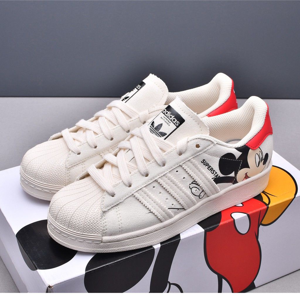 à¸à¸²à¸£à¸¥à¸à¸£à¸²à¸à¸² 100% Original Adidas company grade FW2901 Mickey Mouse Sneaker Shoes for men and women 