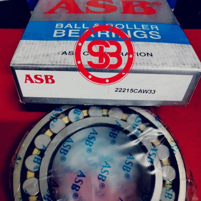 SPHERICAL ROLLER BEARING LAKER LAHER 22215 CAW33 ASB GUARANTEEED ต้นฉบับ (75x130x31)