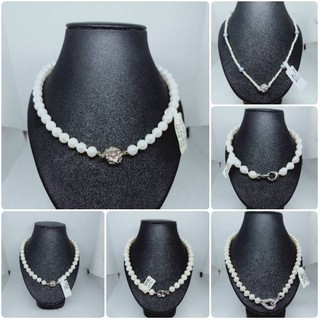 สร้อยคอมุกแท้ ไข่มุกแท้  สร้อยคอไข่มุก Real Pearl Necklace สินค้ามีหลายแบบ พร้อมส่งจากไทย