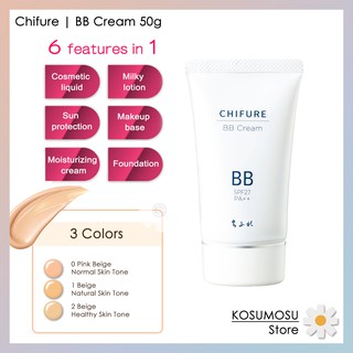 Chifure | BB Cream 50g | บีบีครีม ชิฟุเระ SPF 27 PA++