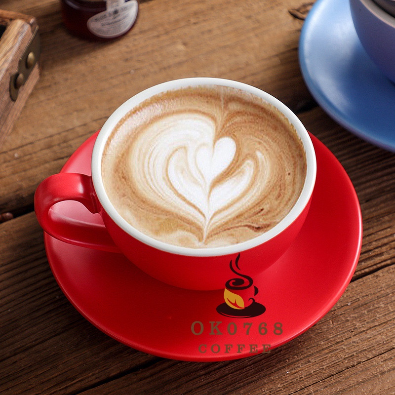 ถ้วยกาแฟสไตล์ยุโรป ชุดแก้วกาแฟเซรามิค 200/300ml. สินค้าพร้อมส่ง - รูปที่ 4