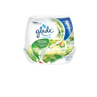 เกลดเซ็นท์เต็ด เจลหอมปรับอากาศ กลิ่นมอร์นิ่ง เฟรชเนส 180 กรัม Glade Scented Gel Air Freshener Morning Freshness 180g