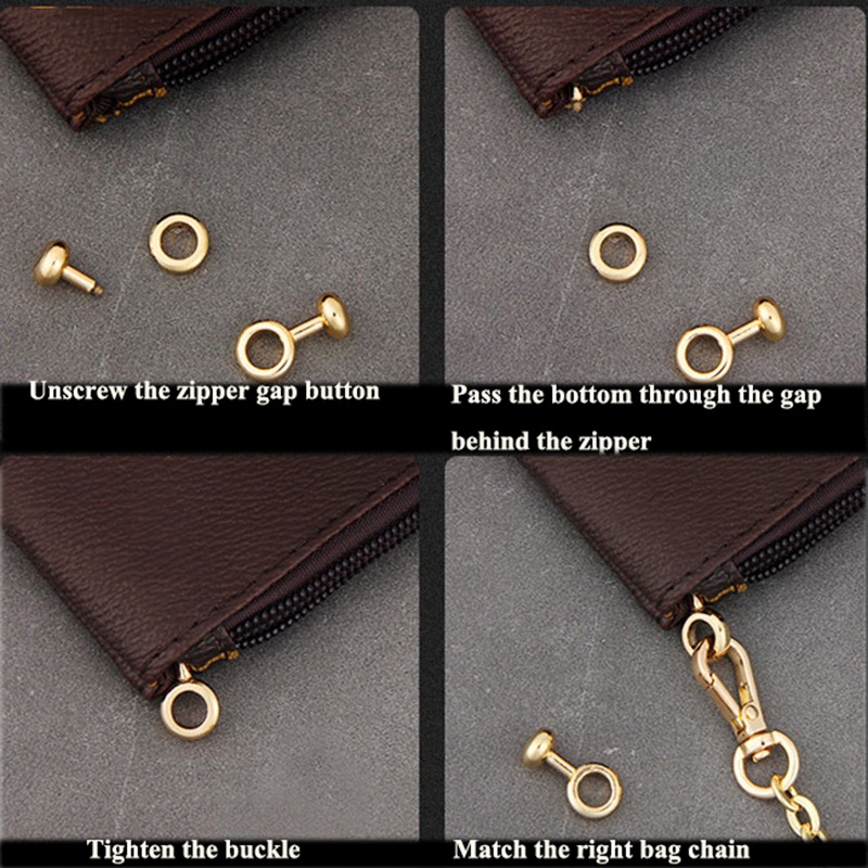 bibitop อุปกรณ์เสริมกระเป๋า Crossbody กระเป๋าอุปกรณ์เสริมชิ้นส่วนอะไหล่ซิป