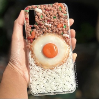 เคสอาหารกระเพาหมูรวมมิตร + ไข่ดาว