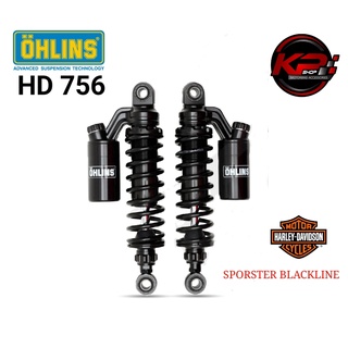 โช๊คหลัง OHLINS HD 756 FOR HARLEY DEVIDSON SPORSTER BLACKLINE