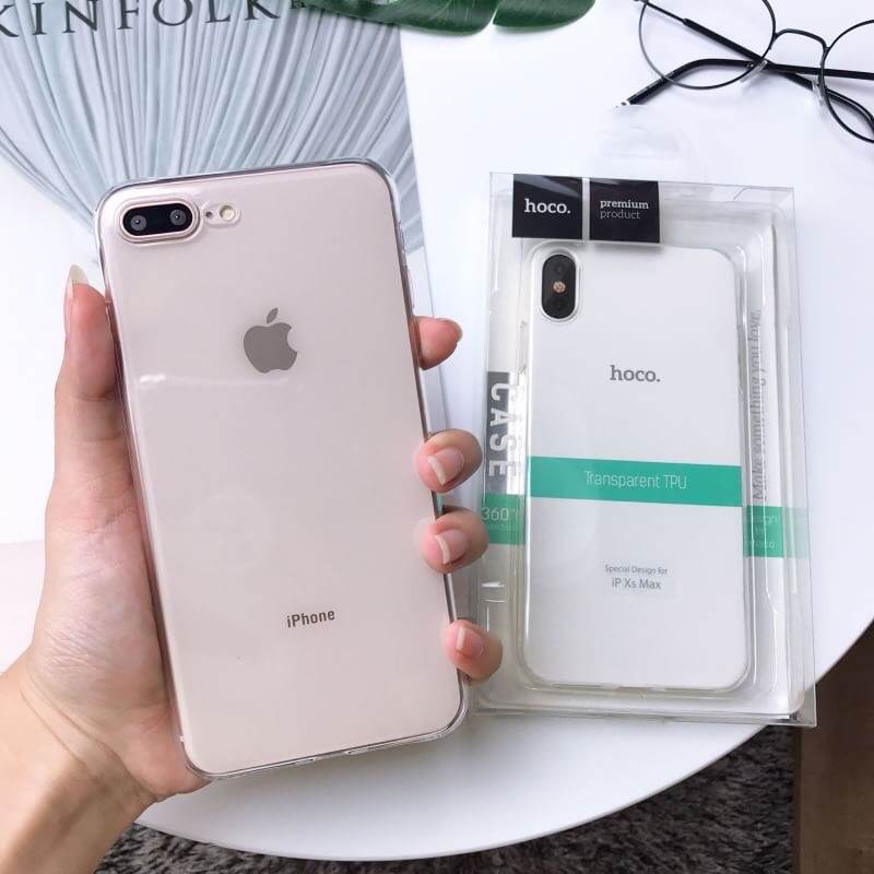 Hoco เคส iPhone เคสใสแบบบาง นิ่ม เนื้อ TPU แท้ถนอมเครื่อง