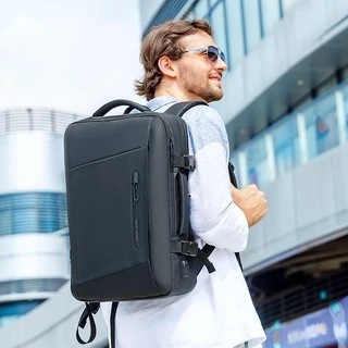 MARK RYDEN กระเป๋าเป้สะพายหลัง ใส่แล็ปท็อป ขยายได้ พอร์ตชาร์จ USB ขนาด 17.3 นิ้ว MR9299