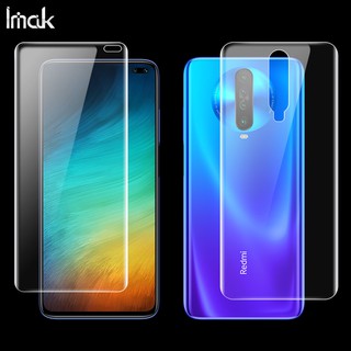 [ของแท้] 2PCS Imak 3D อ่อนนุ่มฟิล์ม Xiaomi Redmi K30 5G Series Front Back Full Coverage Soft Hydrogel Film Xiaomi Redmi K30 ตัวป้องกันหน้าจอแบบเต็ม Screen Protector Xiaomi ฟิล์มไฮโดรเจล Body Soft Film