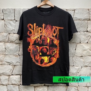 เสื้อยืดวินเทจแฟชั่น เสื้อวง SLIPKNOT ลิขสิทธิ์แท้ 100% นำเข้าจาก USA COMING CLUB oversizeS-4XL