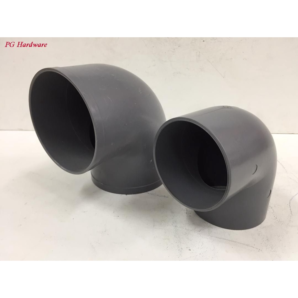 BBB ท่อพีวีซี Equal Elbow 90° SWV (สีเทา)
