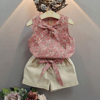 ชุดเซตขาสั้นเด็ก2-7 ปี พร้อมส่ง