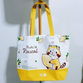 กระเป๋าผ้า กระเป๋าปิคนิค Puchi Rascal ลายการ์ตูนญี่ปุ่น ลิขสิทธิ์แท้จากญี่ปุ่น