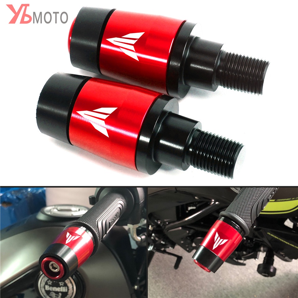 ปรับโฉม&NEW Motorcycles Handlebar Grips Plug Slider Handle Bar Ends Fit