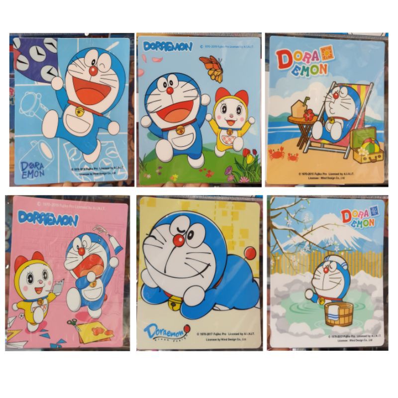 แผ่นติด สูญญากาศ  ลาย โดเร่มอน ป้าย ภาษี พรบ แผ่น ป้ายพลาสติก ติดกระจก แผ่นป้าย สติ๊กเกอร์ กระจกหน้ารถ มีลิขสิทธิ