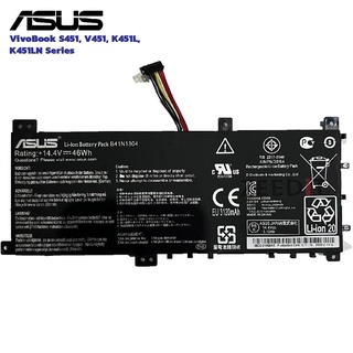 (ส่งฟรี ประกัน 1ปี) Asus แบตเตอรี่ Battery Notebook Asus Vivo book B41N1304 K451 K451L V451 V451LN V451LA S451LA ของแท้