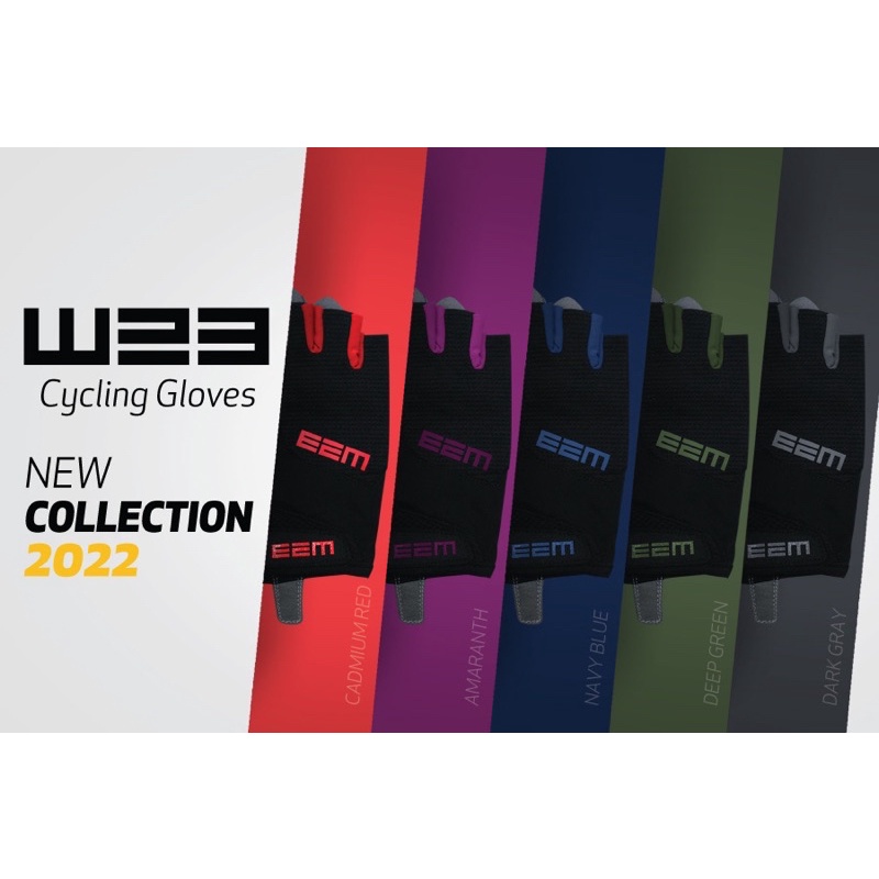 ถุงมือจักรยาน W23 New Collection 2022 Cycling Glove