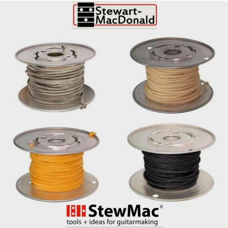 สายไฟเดินวงจรกีต้าร์ไฟฟ้า VINTAGE SOLID CORE PUSH-BACK  และ SHIELDED PUSH-BACK ราคาต่อหนึ่งเมตร