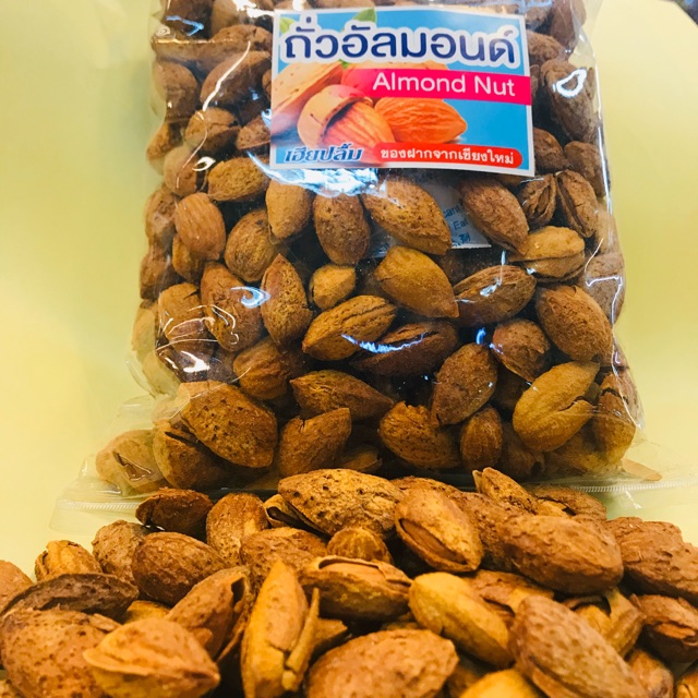 อัลมอนด์อบเนย หอม.กรอบ หอม อร่อย เก็บรักษาได้นานพรีเมียมเกรด A